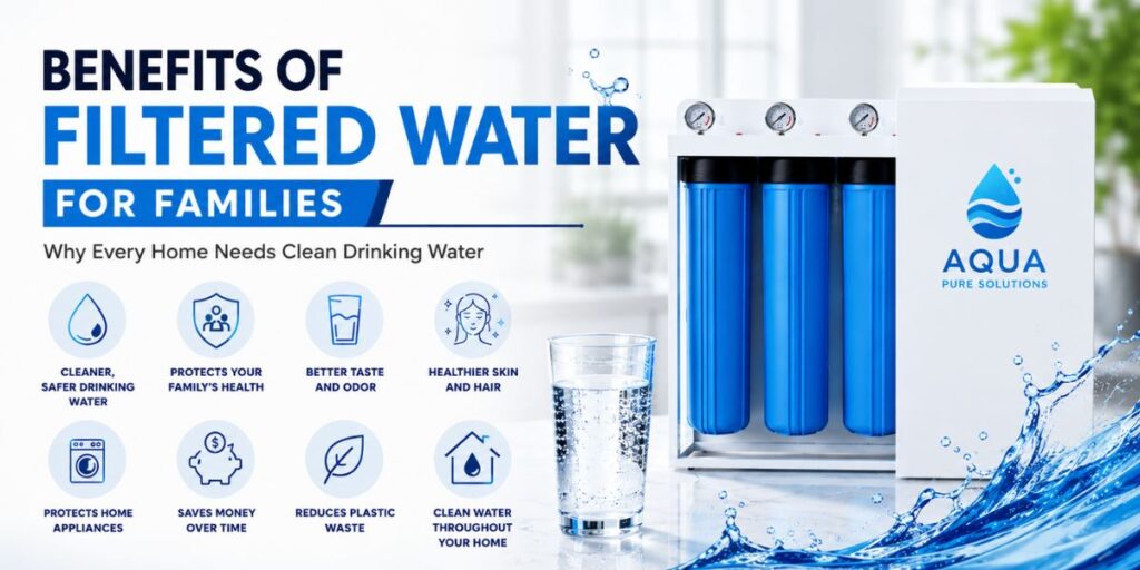 Benefits of Filtered Water for Families with Aqua Pure Solutions Whole House Water Filtration System