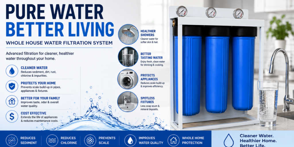 Whole house water filtration system for Adelaide homes affected by hard water problems