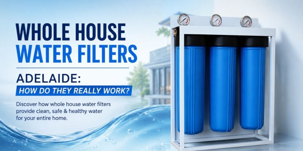 Whole house water filters Adelaide three-stage water filtration system