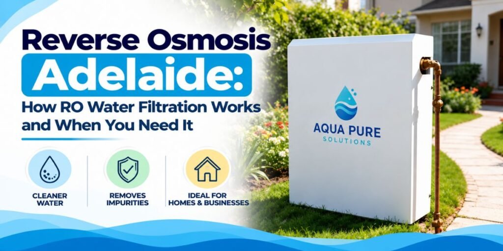 Reverse osmosis Adelaide water filtration system by Aqua Pure Solutions