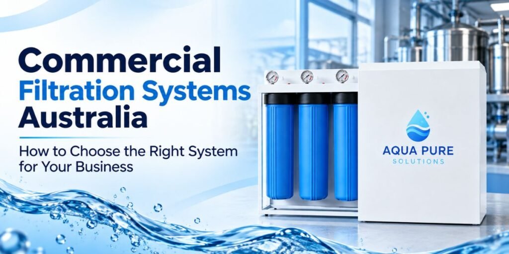 Commercial Filtration Systems Australia for business water filtration