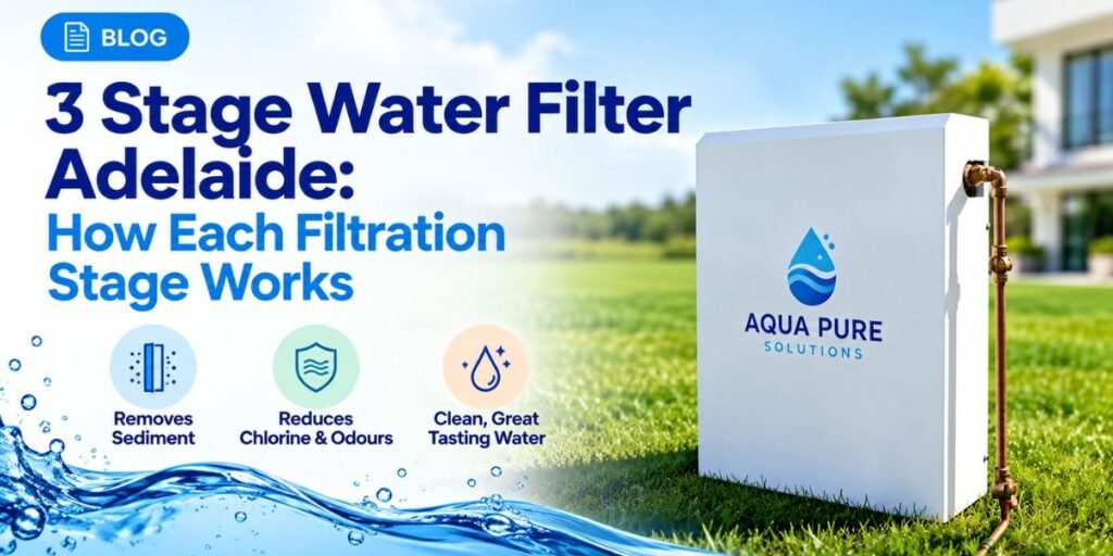 3 Stage Water Filter Adelaide – Aqua Pure Solutions Triple Filtration System