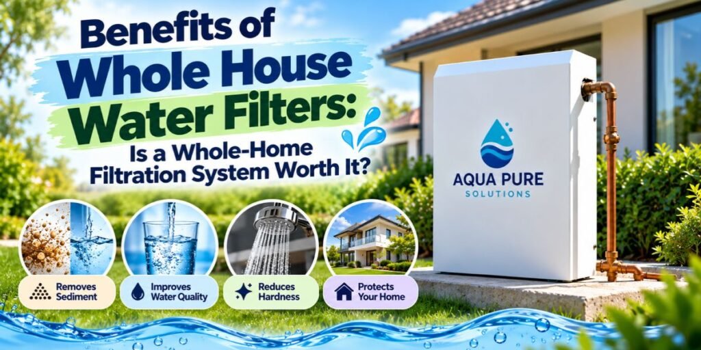 Benefits of whole house water filters and Aqua Pure Solutions whole-home water filtration system
